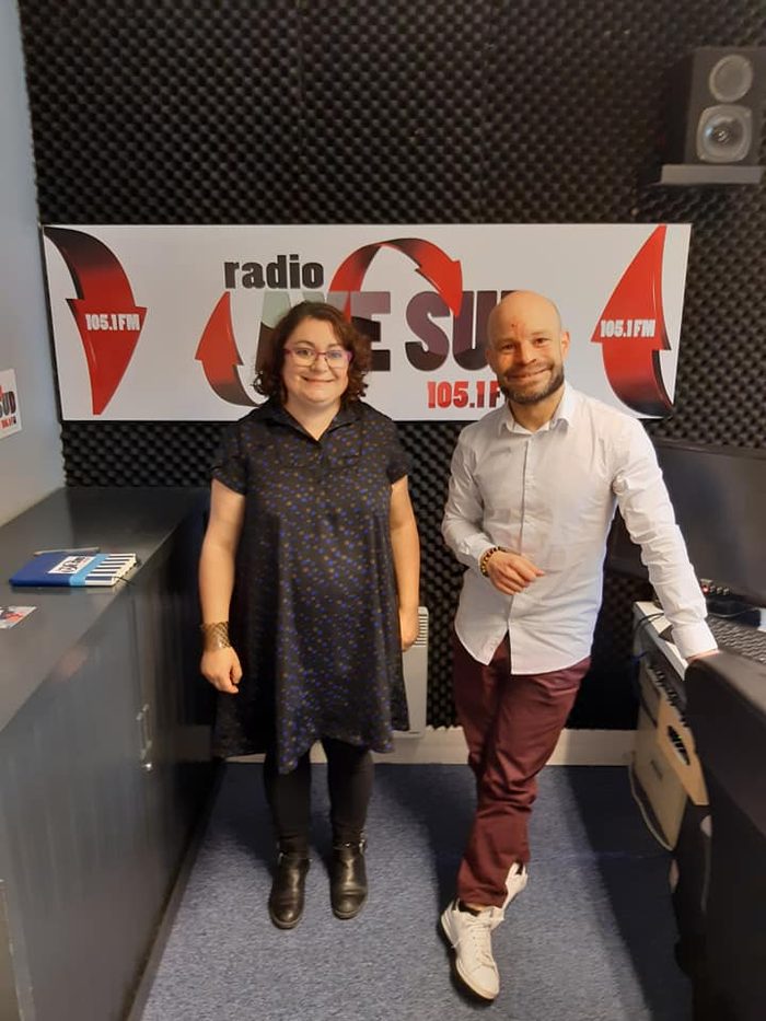 Nadège à la radio Axe Sud (2021)