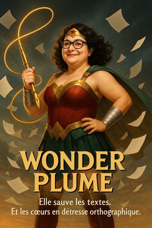 Wonder Plume — Nadège en super-héroïne des mots